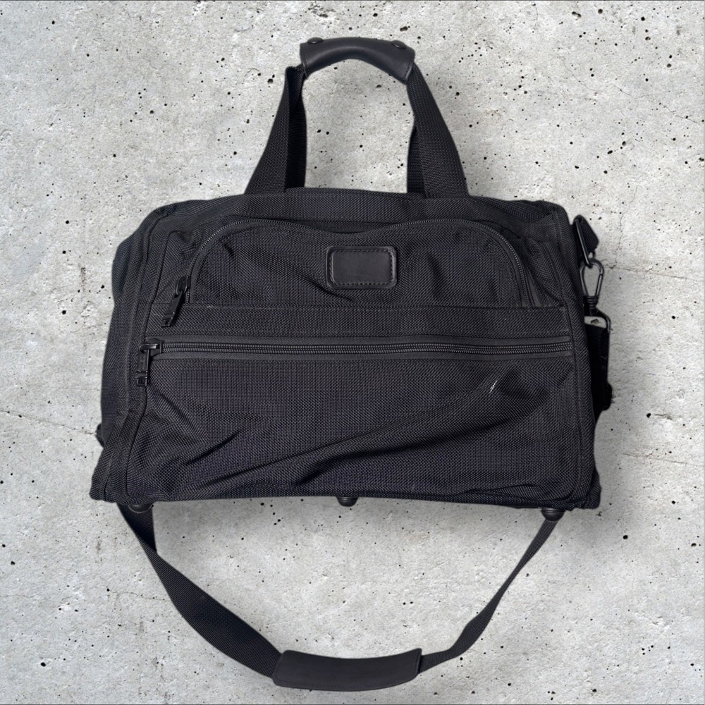 Tumi Alpha Ballistic Nylon Briefcase Work Laptop Shoulder Crossbody Satchel‎ Bag